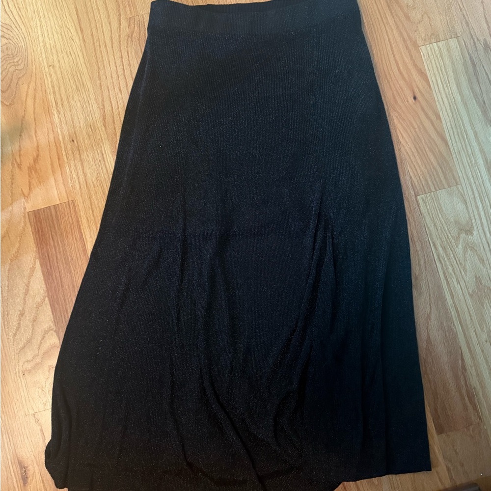 COS Classic Black A-Line Skirt